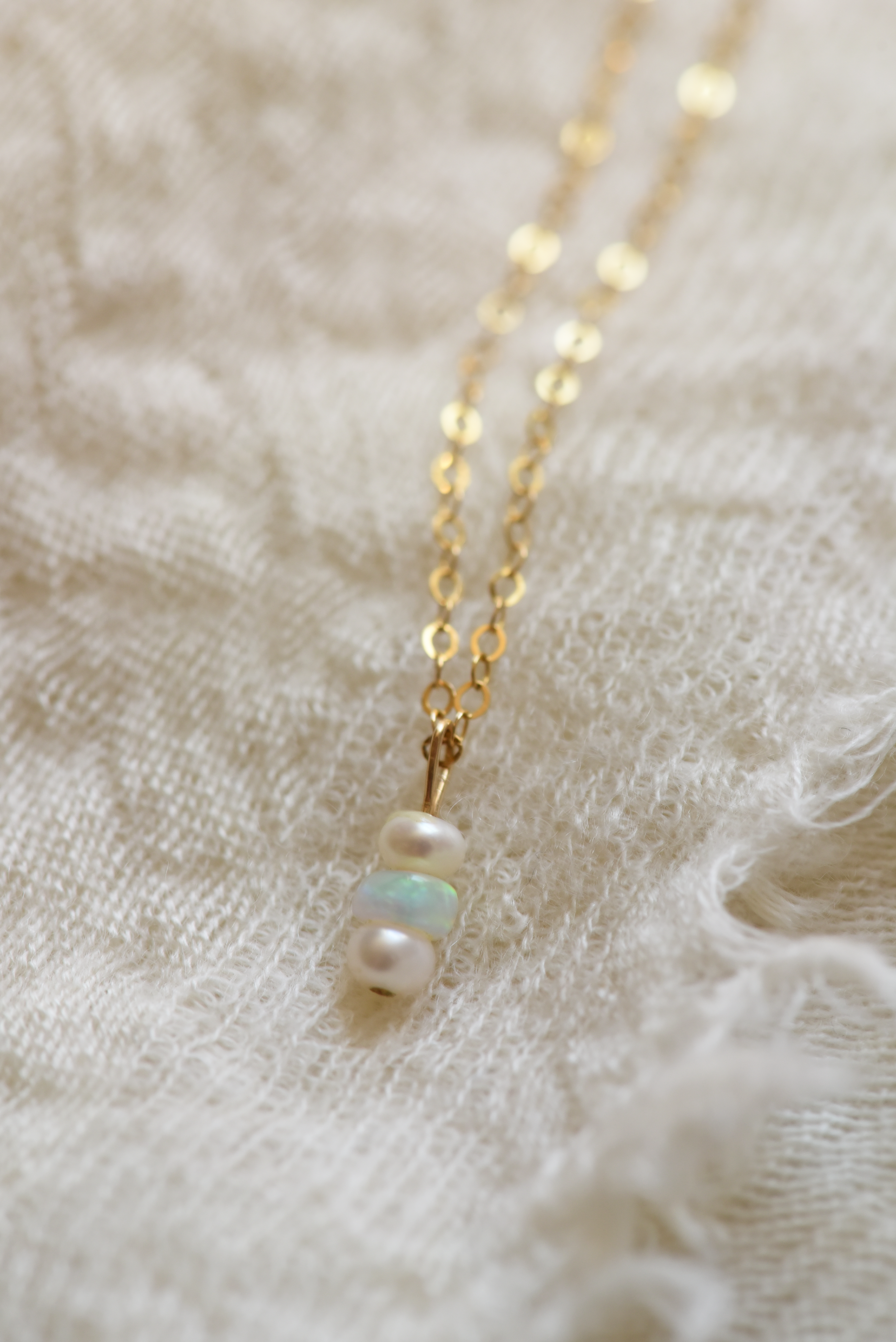 韓国 人気 ネックレス[NIRO] OPAL CRYSTAL n PEARL NECKLACE #40 韓国 人気 ネックレス[NIRO] OPAL CRYSTAL n PEARL NECKLACE #40
